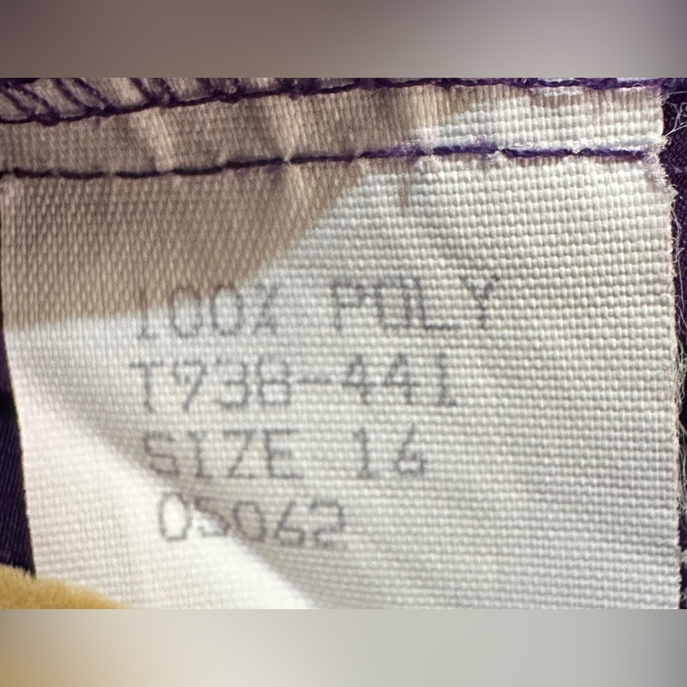 Vintage Sophisticates By Pendleton Purple Blouse Women’s Size 16 - Picture 10 of 10